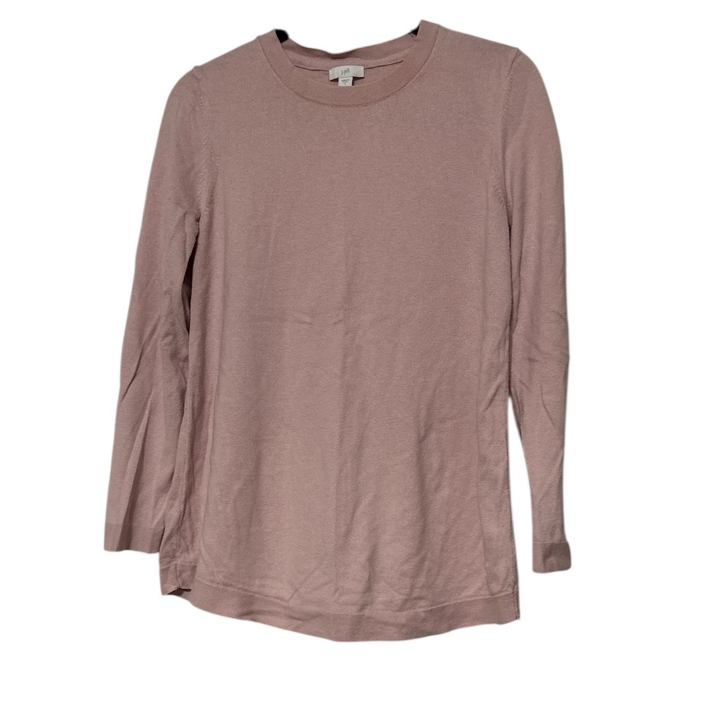 J. Jill Dusty Pink Long Sleeve Sweater